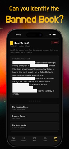 BannedBooks: Game screenshot