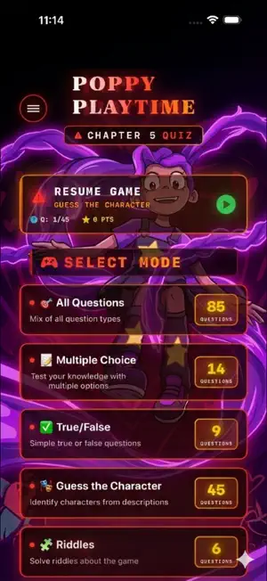 Playtime 5 QUIZ : Last chapter screenshot 1