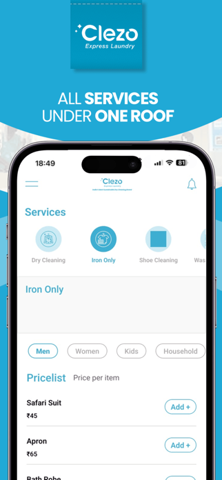 Clezo Express Laundry Screenshot 2 of 5