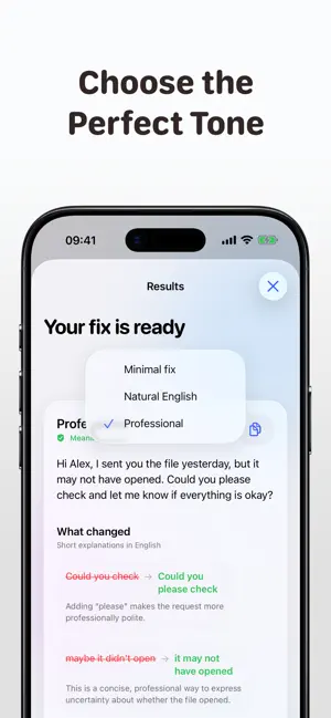 English Fix: Grammar AI screenshot 3