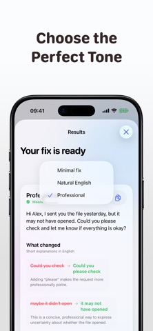 English Fix: Grammar AI Screenshot 3 of 4