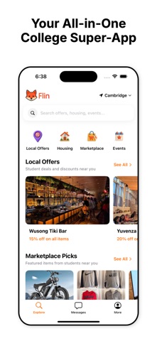 Flin: The Student Super App Screenshot 1 of 4