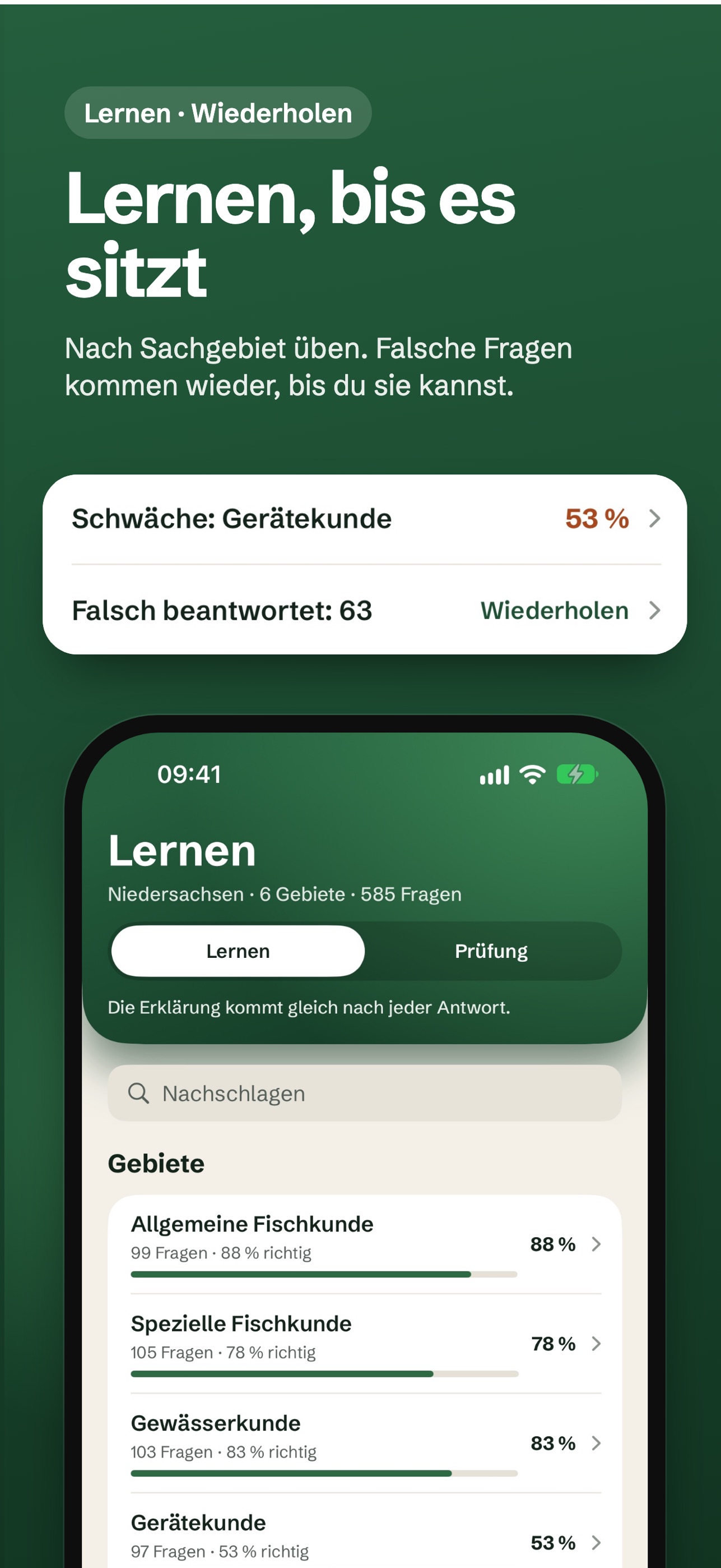 Screenshot 6 of Fangwise: Angelschein Prüfung