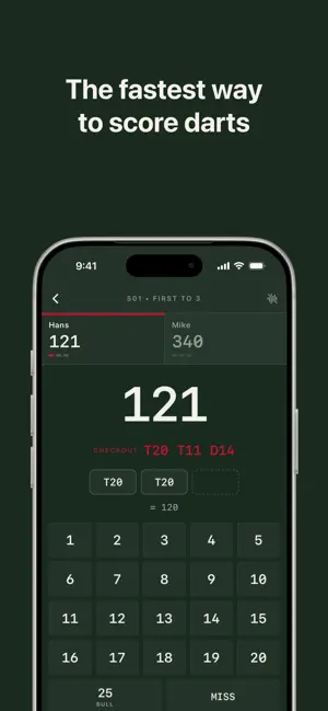 Oche: Darts Scorekeeper screenshot 1