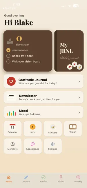 My JRNL - Journal & Habits screenshot 1