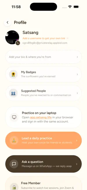 Satsang | Daily Yoga Practice screenshot 4