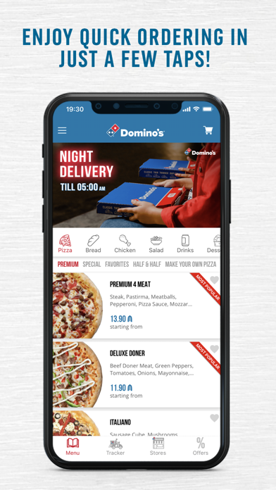 Domino’s Pizza Azerbaijan Screenshot