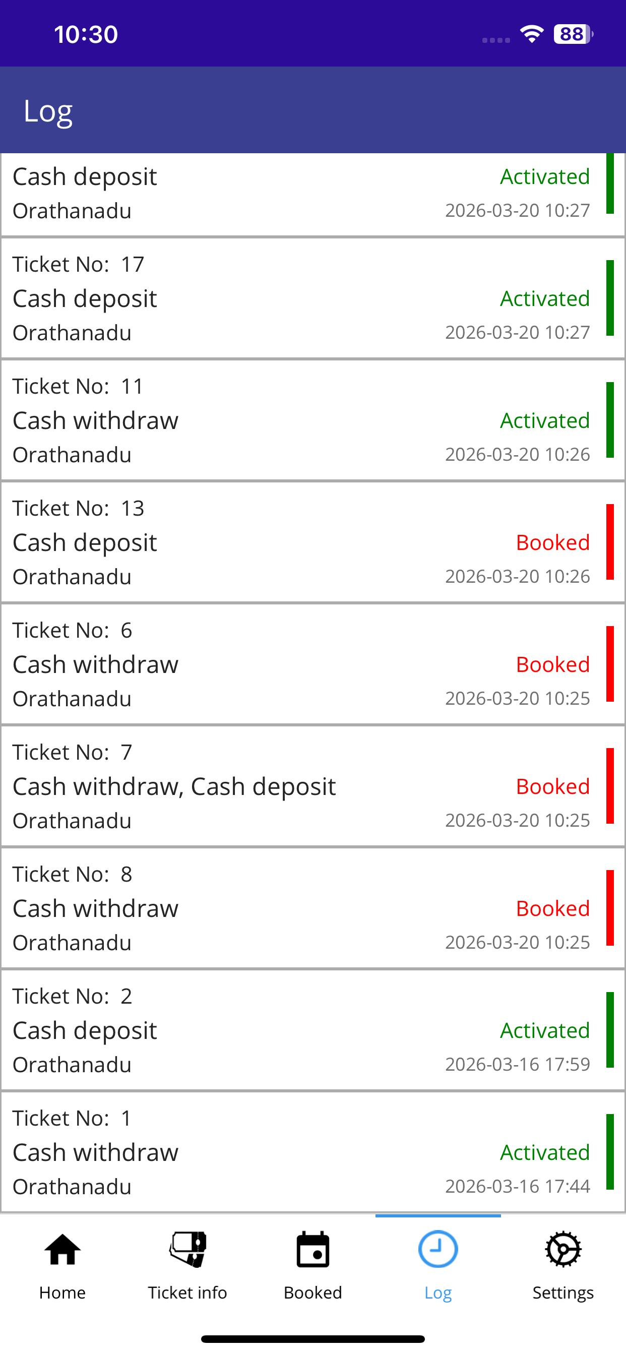 Mobile Ticket