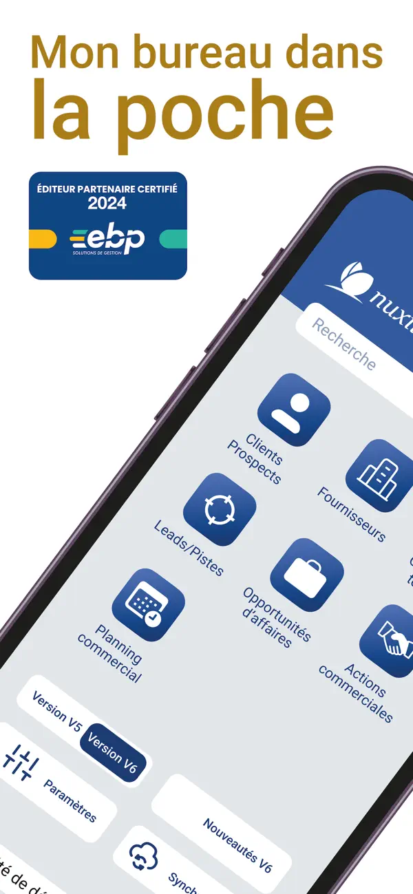 Screenshot #1 pour EBP CRM via NuxiDev 6