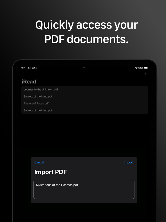 iRead Minimalist PDF Reader