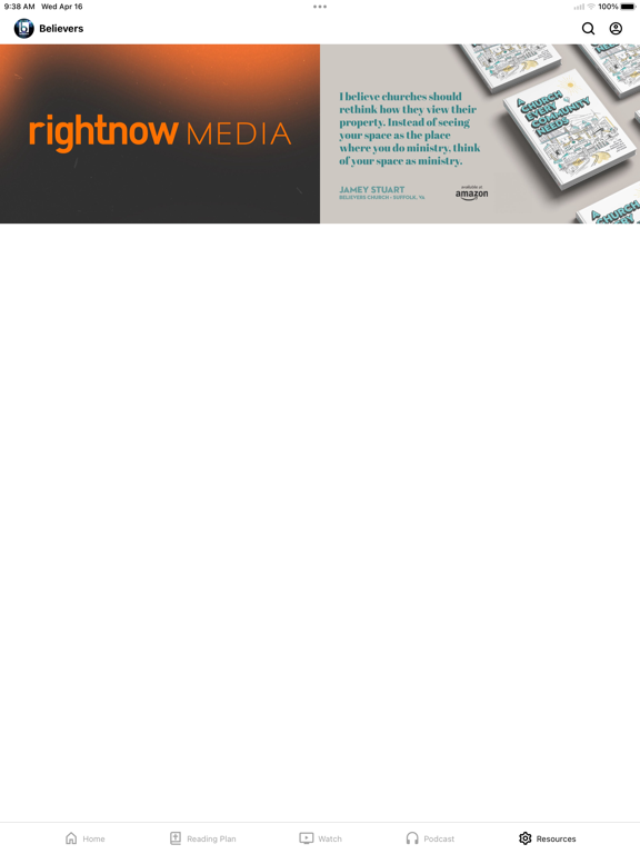 Believers iPad screenshot 4 - Lifestyle app