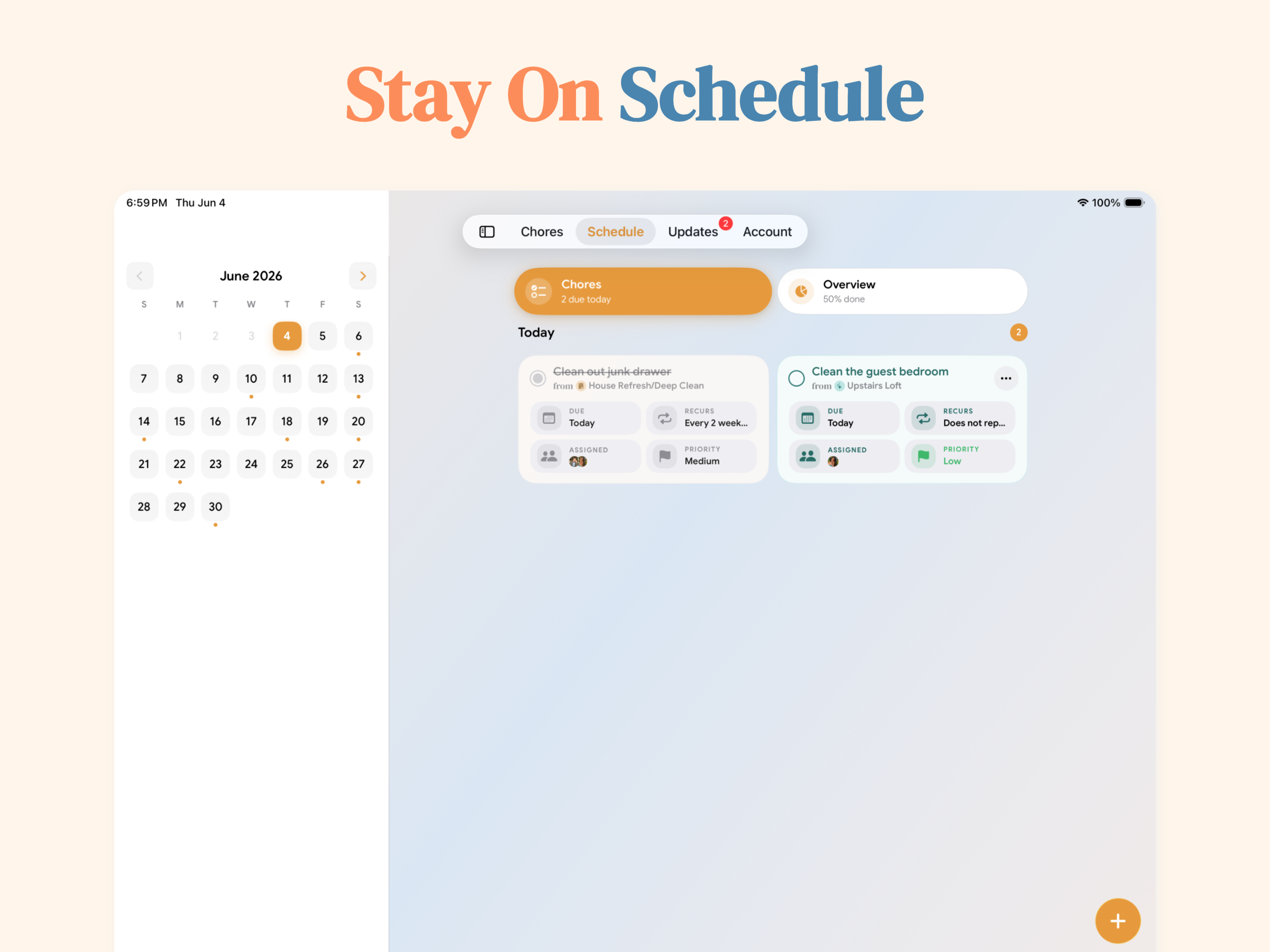 Spruce Up - Chore Manager