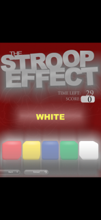 The Stroop Effect screenshot 2