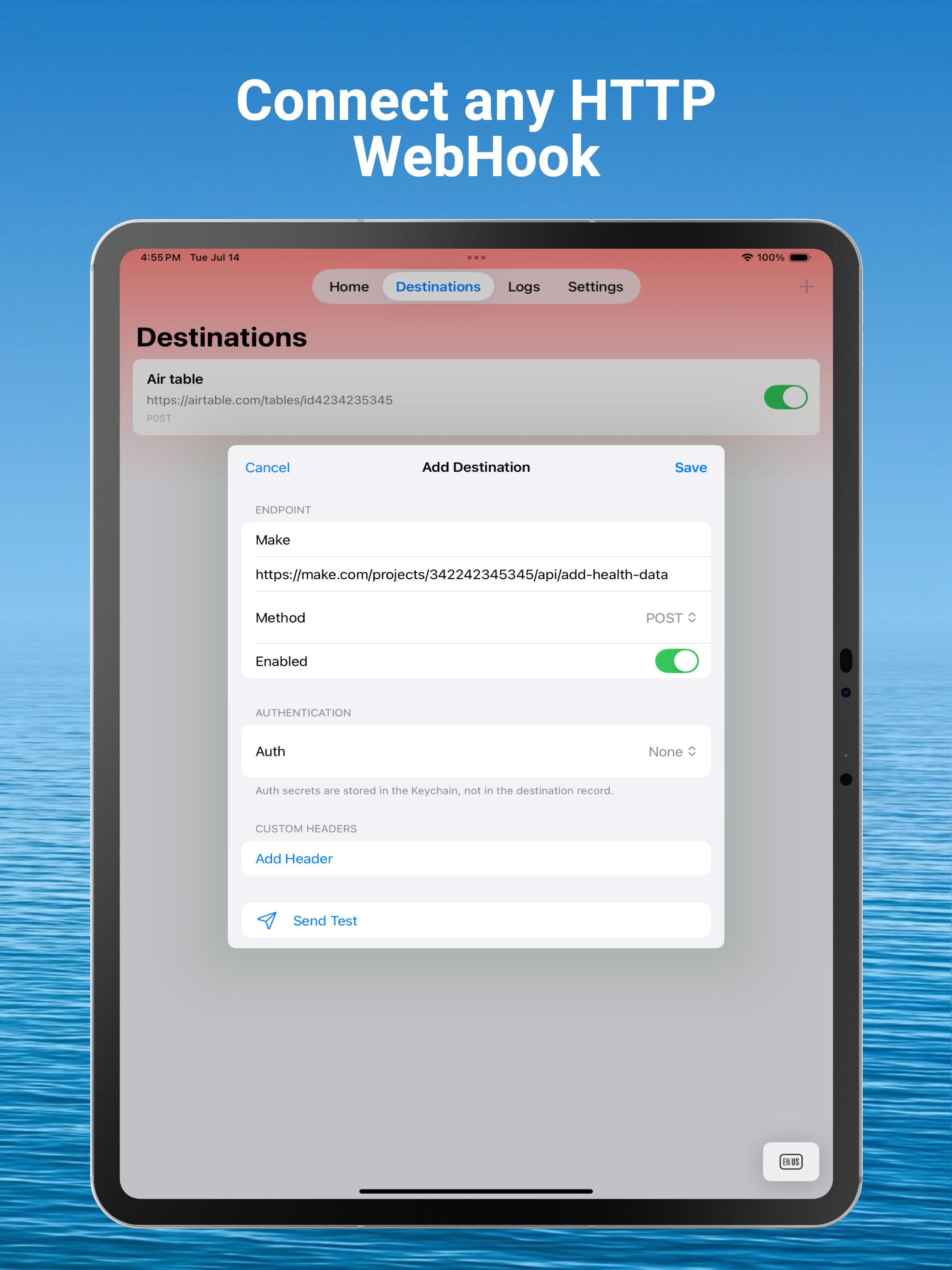 HealthPost: Health Webhook API screenshot 8
