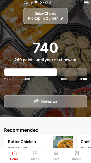 Spicy Chowk iPhone screenshot 1 - Food & Drink app