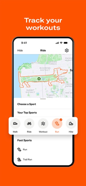 Screenshot of Strava: The Social Fitness Network
