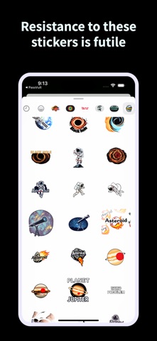Outer Space Stickers screenshot