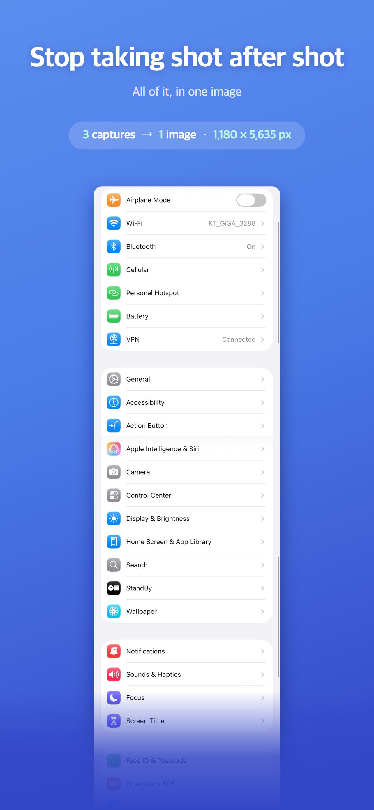 Scroll Stitch: Long Screenshot screenshot 4
