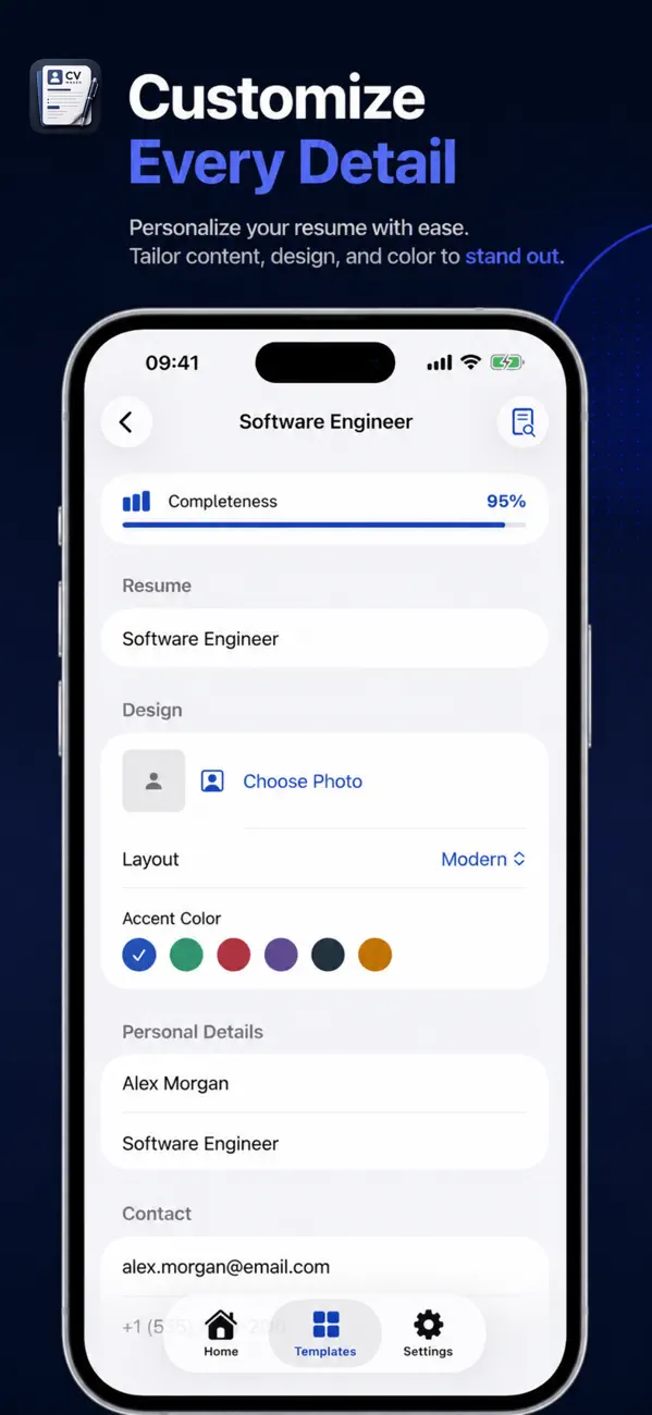 CV Maker – Resume Studio screenshot