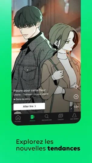 Capture d'écran de WEBTOON : Comics sur iPhone 4