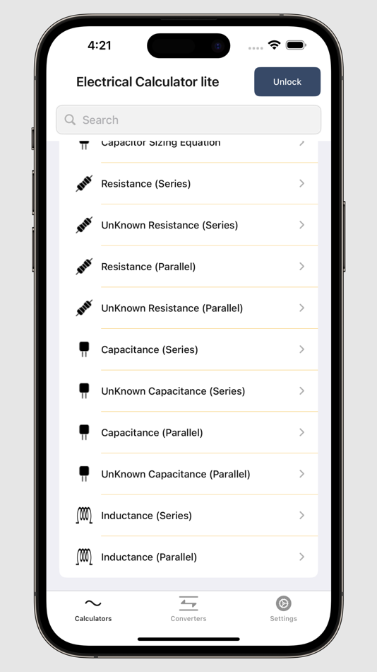 #10. Electrical Calculator lite (macOS) By: V PUGAZHENTHI