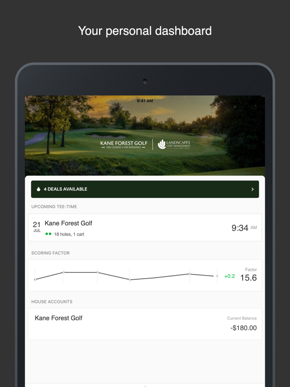 Kane Forest Golf iPad screenshot 1 - Sports app