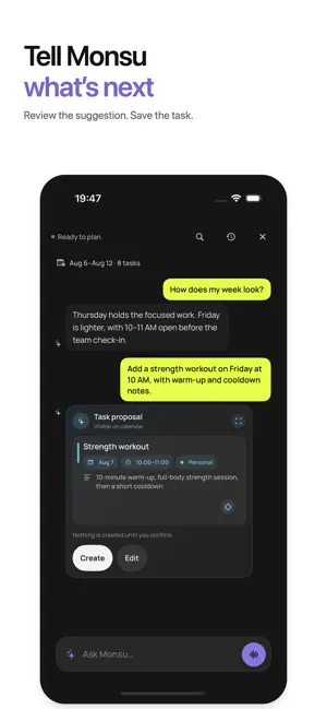 Monsu - Daily Planner screenshot 3