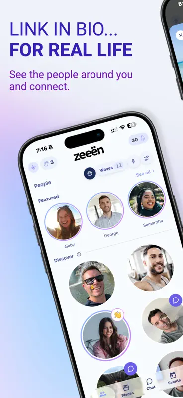 Zeeën: Social Discovery screenshot 1 of 6