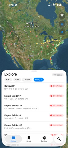 Headway: Live Train Tracker Screenshot 1 of 4