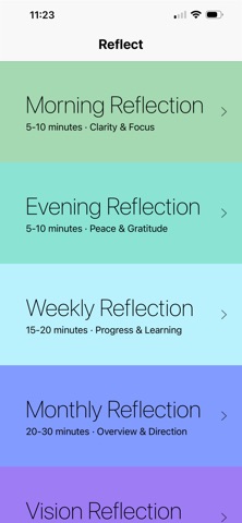Reflect: Think Better Daily screenshot