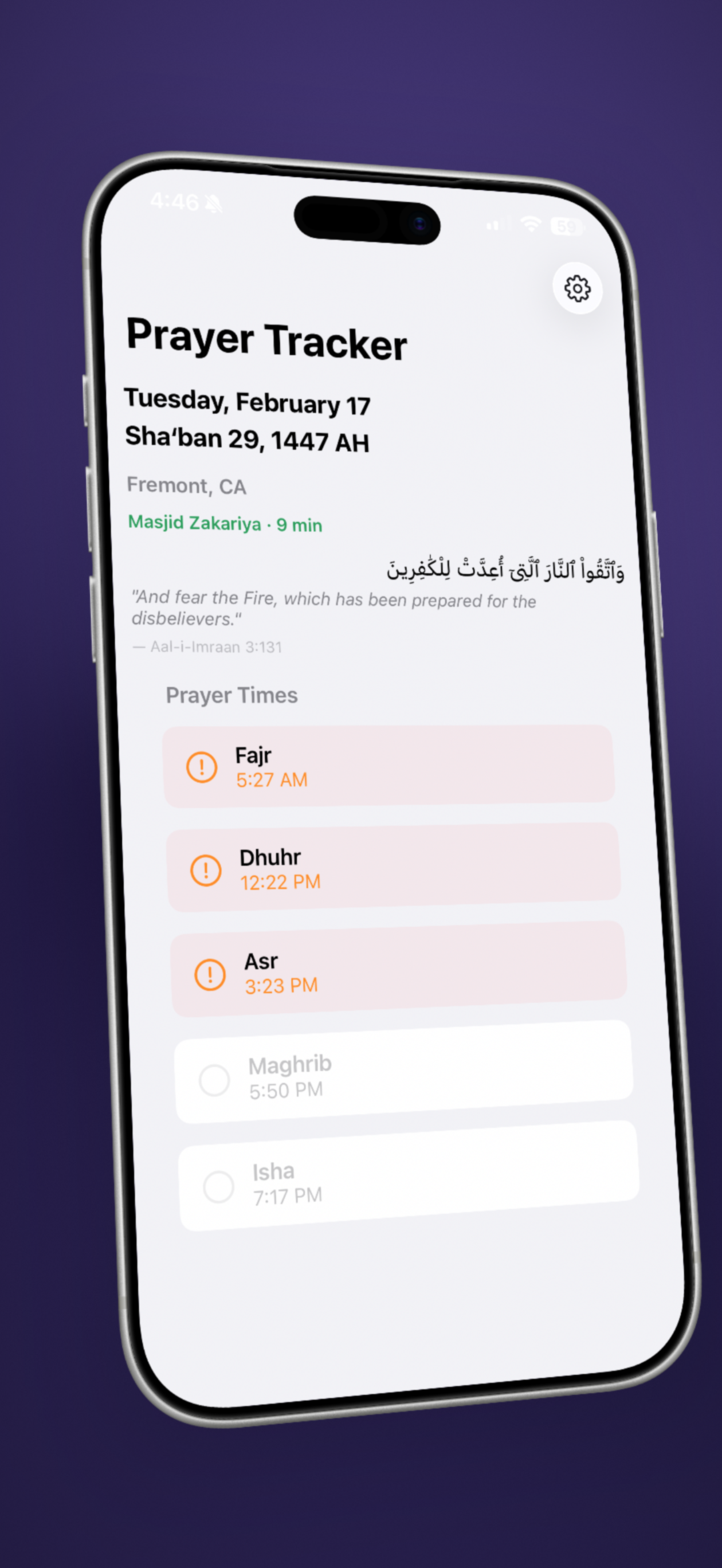 Deen Tracker