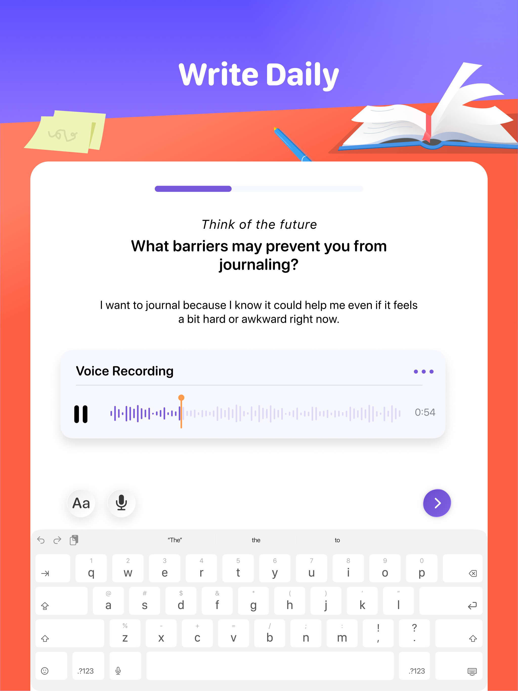 Halo: Daily Journaling App