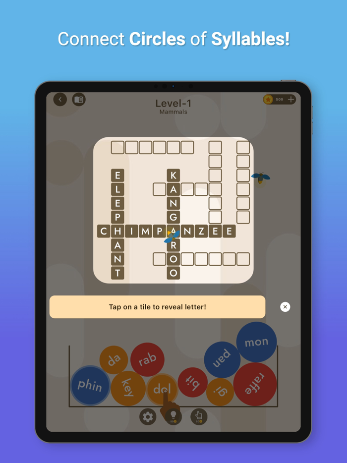 Syllables Game - Circle Words