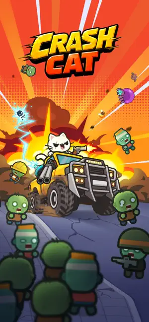 Crash Cat : Zombie Survivor screenshot 1