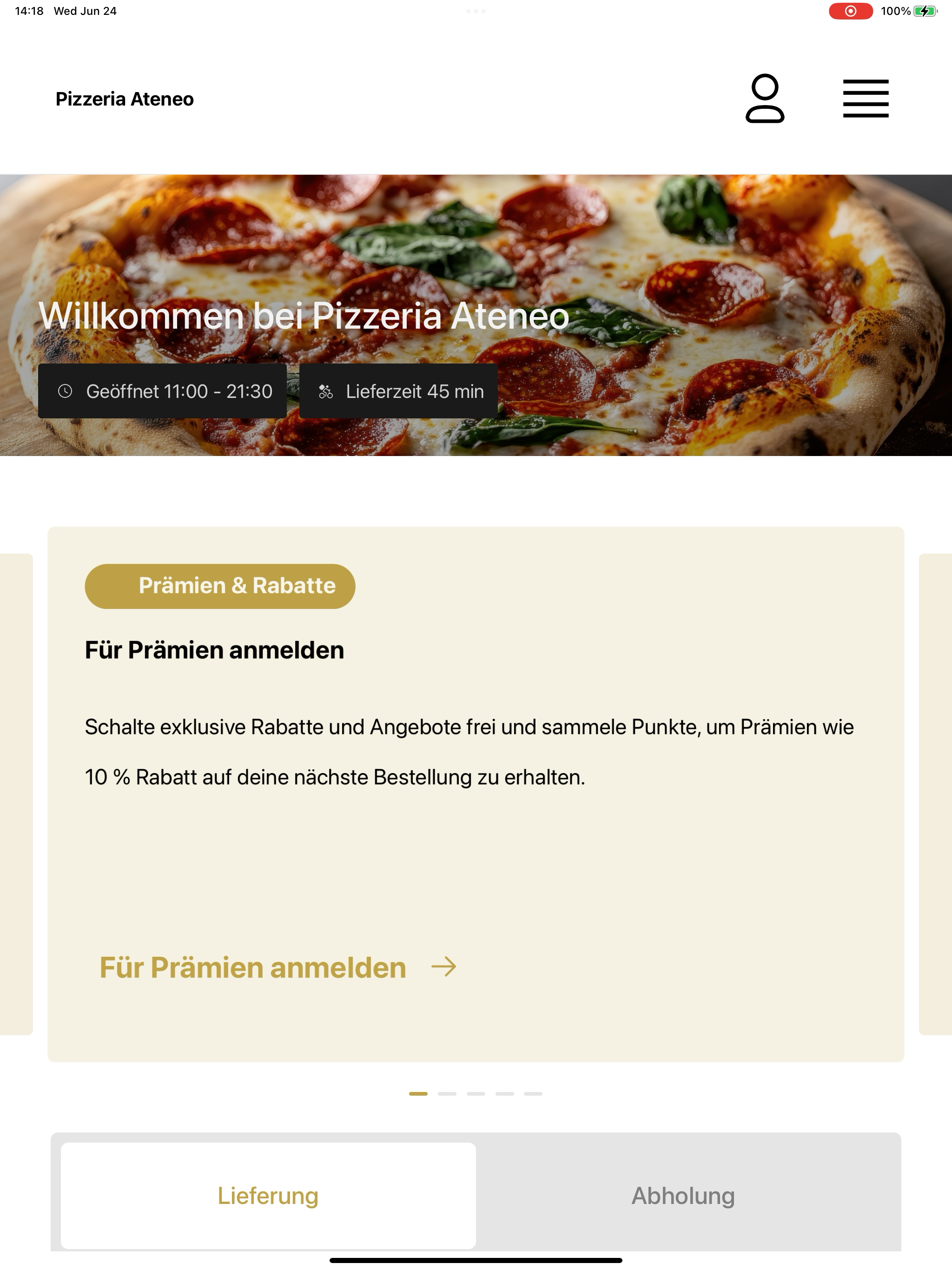 Pizzeria Ateneo AT screenshot 9