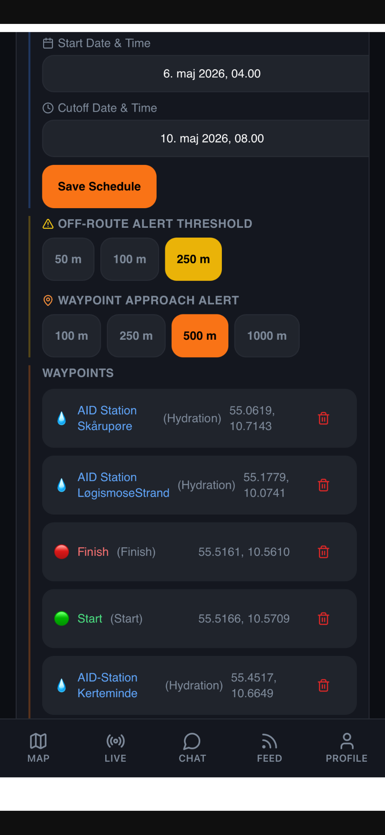 Track to Screen