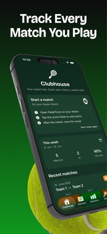 PadelTrack Screenshot 1 of 7