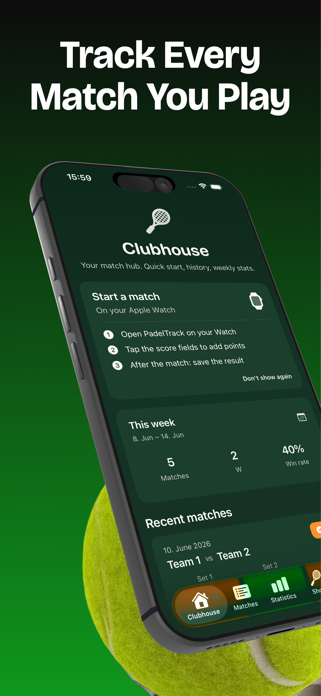 PadelTrack Screenshot 1 of 7