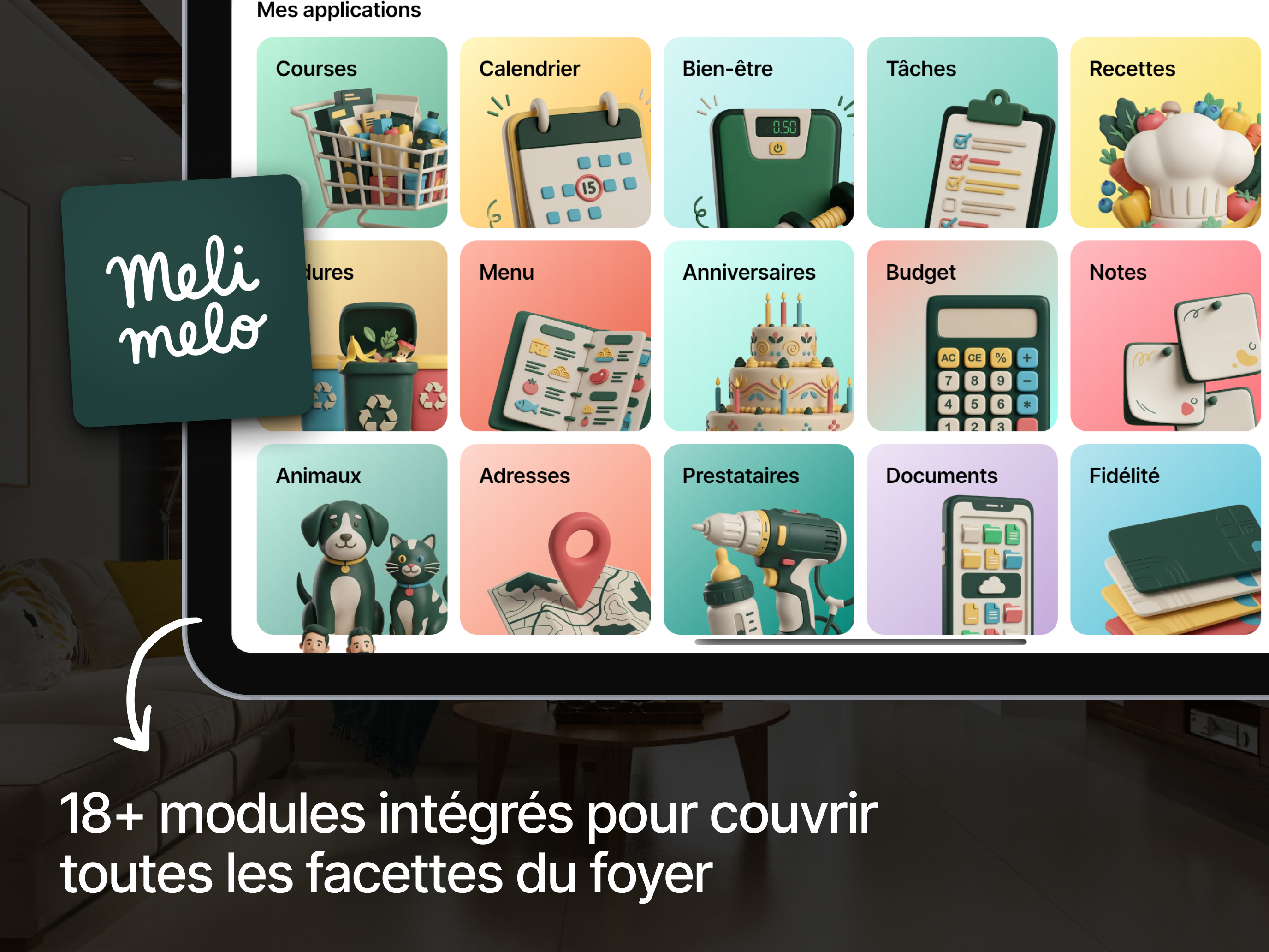 Melimelo - Gestion de foyer