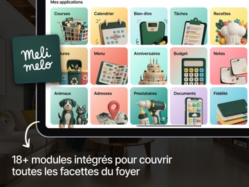 Melimelo - Gestion de foyer iPad screenshot
