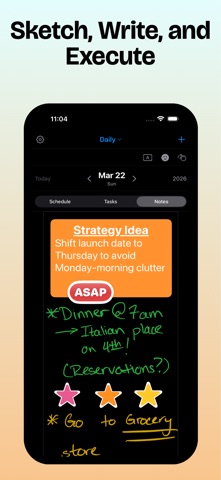 iPlan Today - Pencil Planner iPhone screenshot