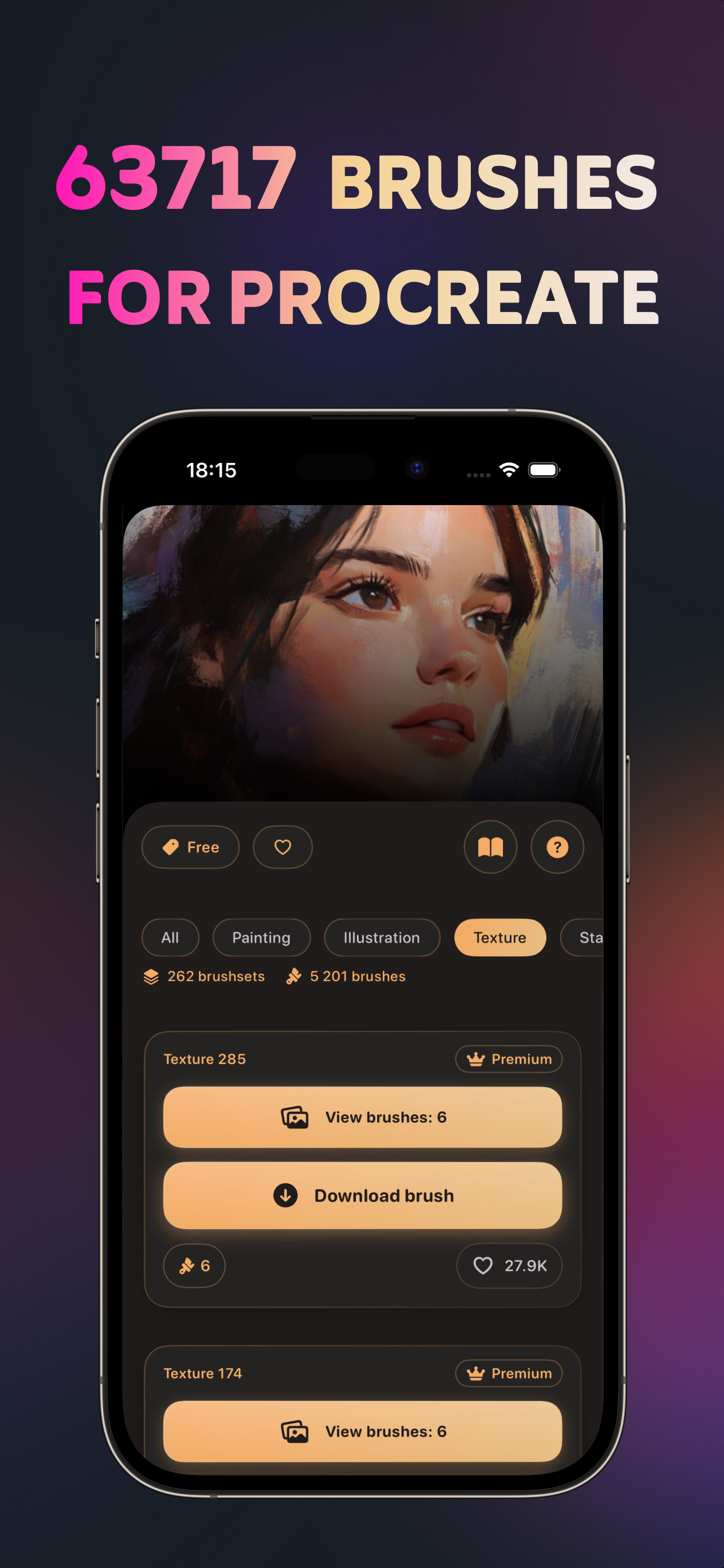 Pro Brushes for Procreate