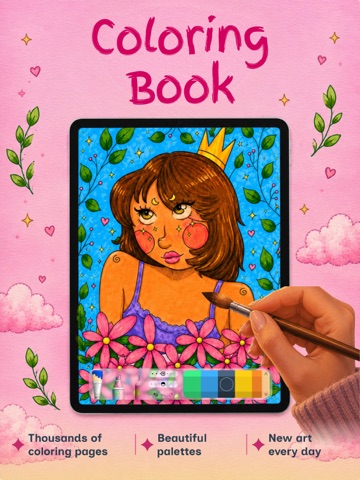 Cozy Coloring Book - Colixo iPad screenshot