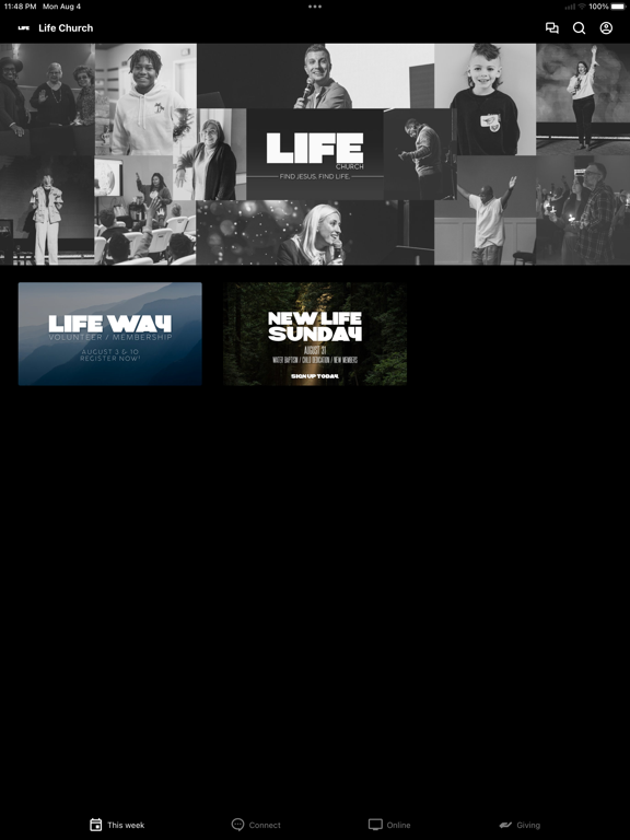 Life Church McDonough iPad screenshot 1 - Education app