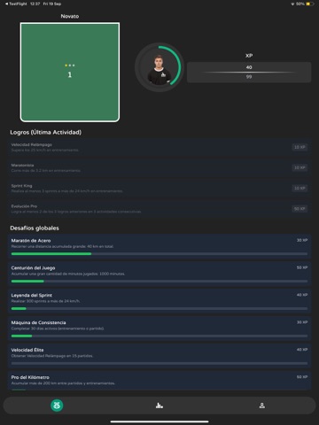 AI Analytics iPad screenshot