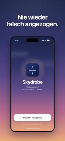 Screenshot von Skydrobe: Nie Falsch Angezogen auf dem iPhone 1