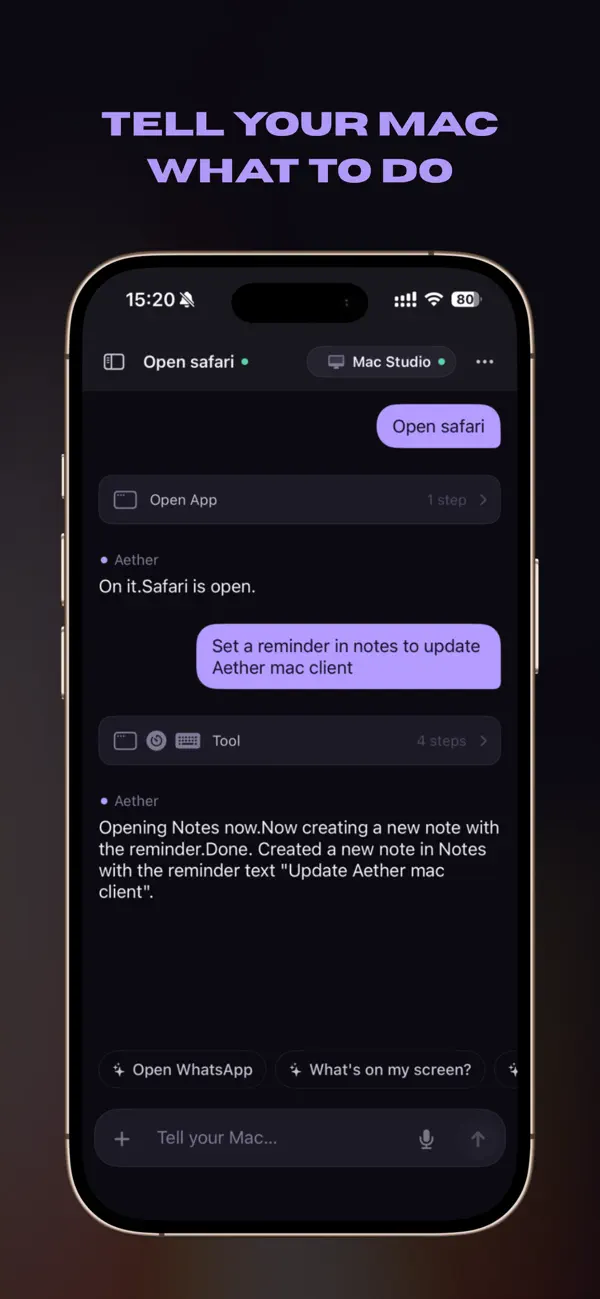 Screenshot #1 pour Aether - Ai Wingman