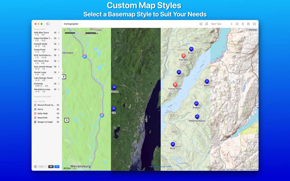 #5. Squirrel Point Cartographer (macOS) By: Squirrel Point Studios