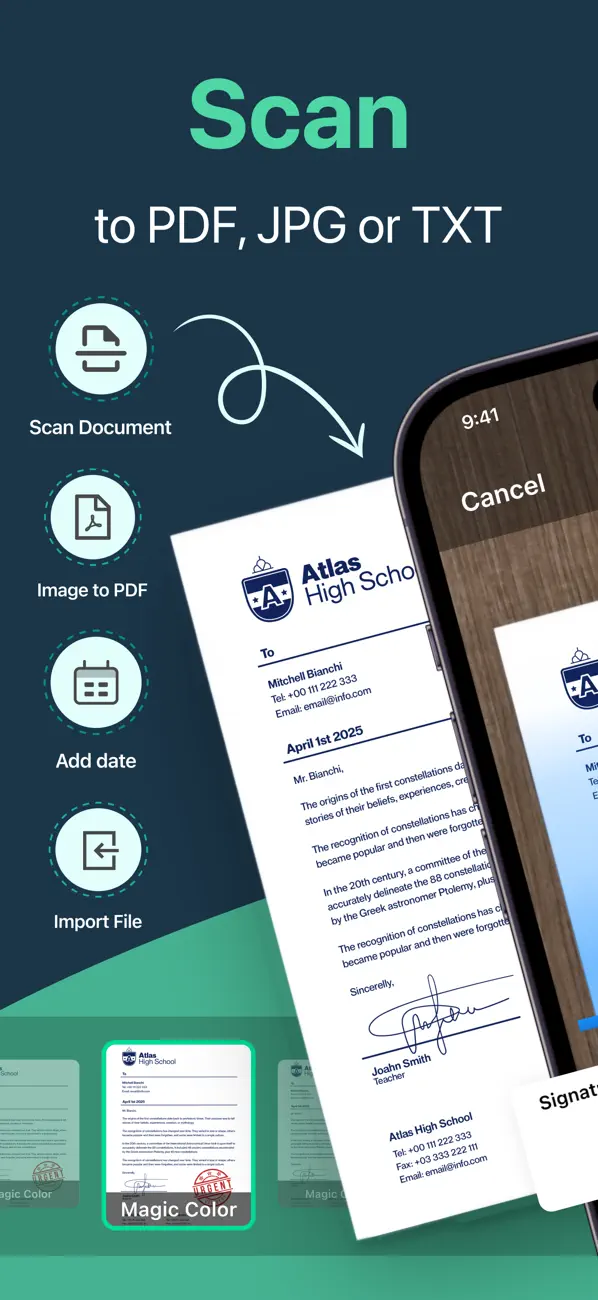PDF Scanner Screenshot 1