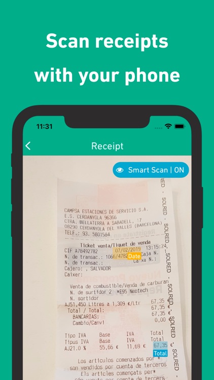 Gekko Costs - Receipt Scanner